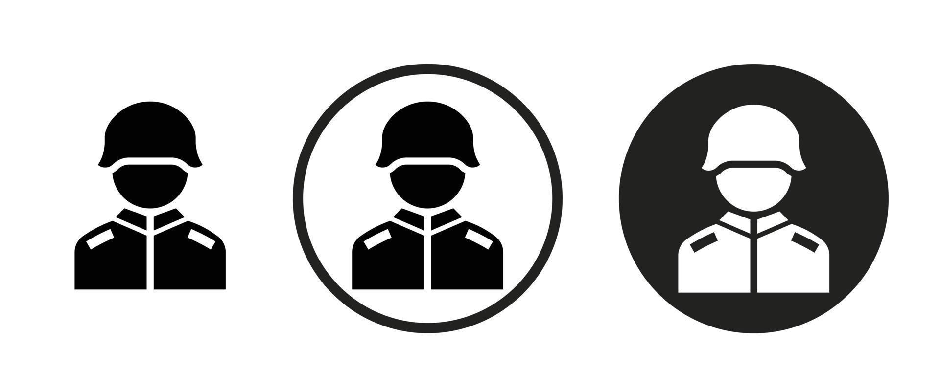 Soldier icon . web icon set .vector illustration vector