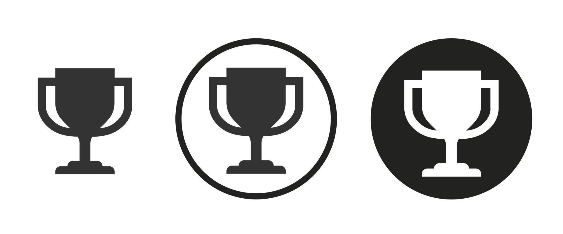 Trophy icon . web icon set . icons collection. Simple vector illustration.