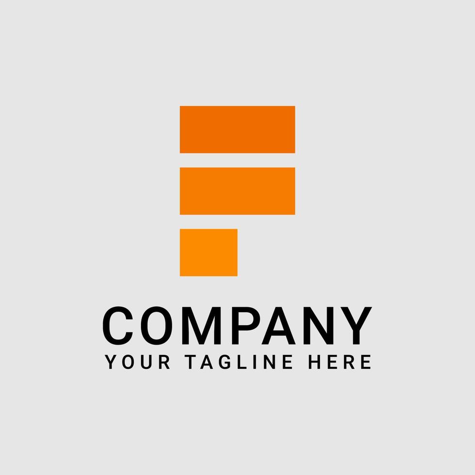 Logo Design for Businesses With the Letter F vector
