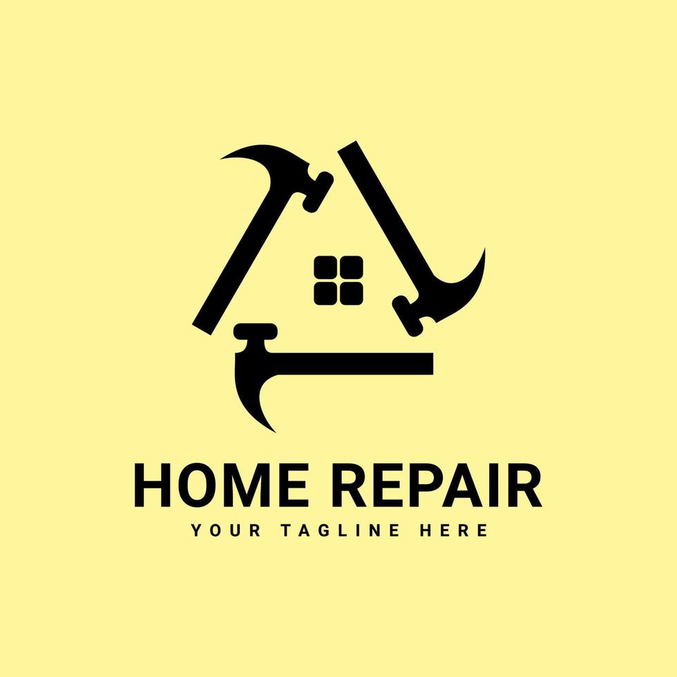 Home Repair Logo Design Template vector