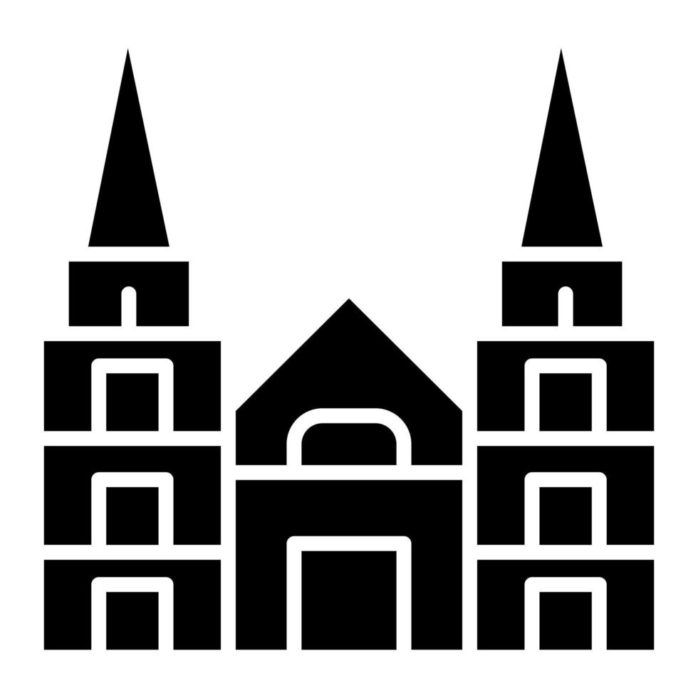 Cologne Glyph Icon vector