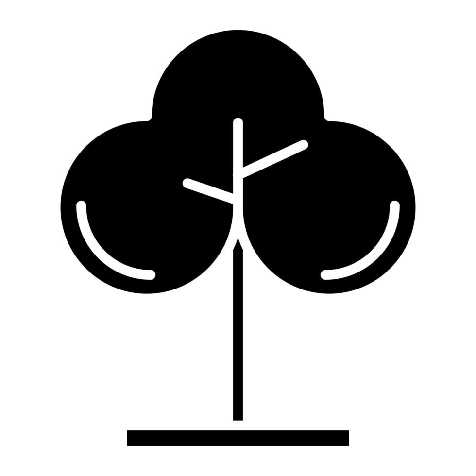Tree Glyph Icon vector
