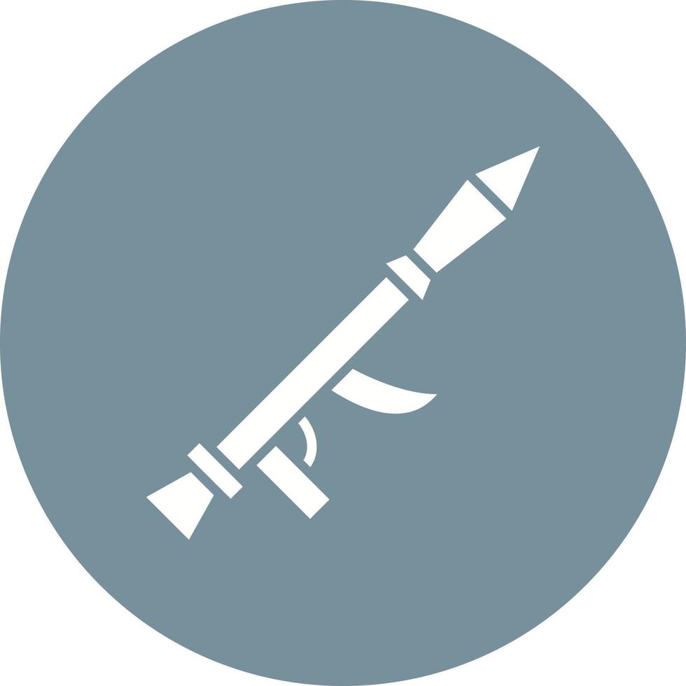 Bazooka Glyph Icon vector