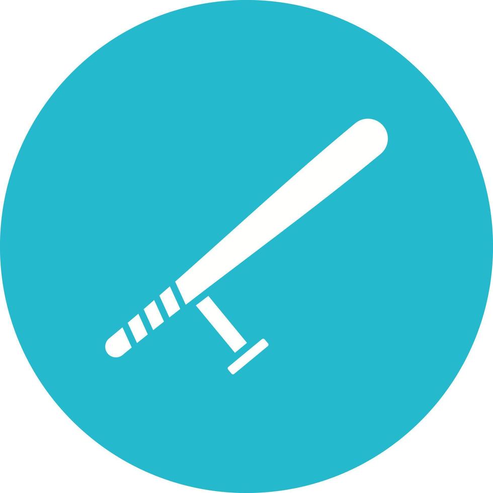 Baton Glyph Icon vector