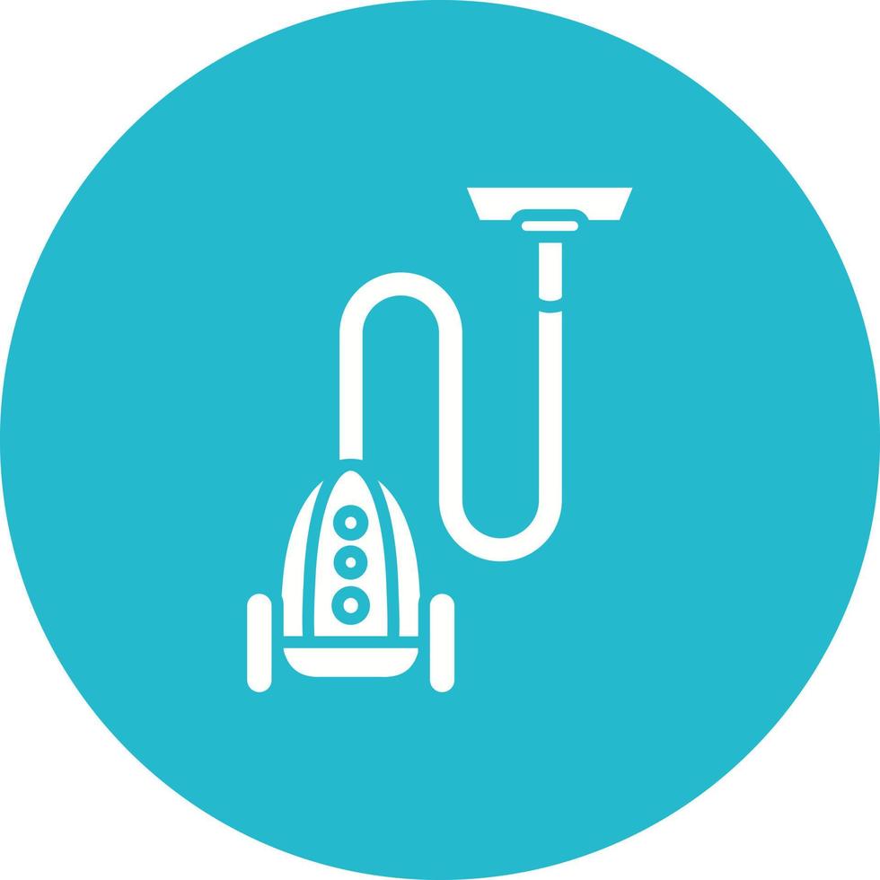 Vacuum Cleaner Glyph Icon vector