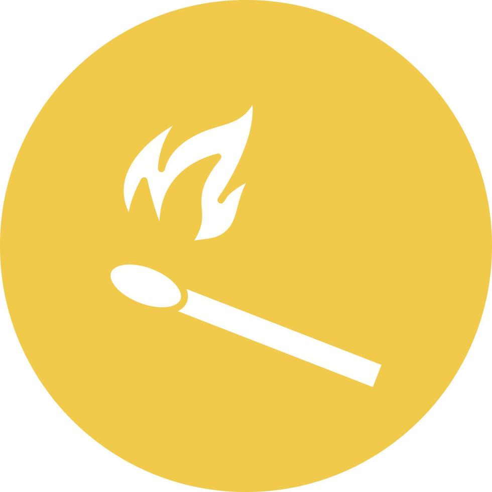 Matches Glyph Icon vector