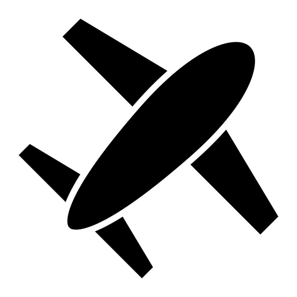Airplane Line Icon vector