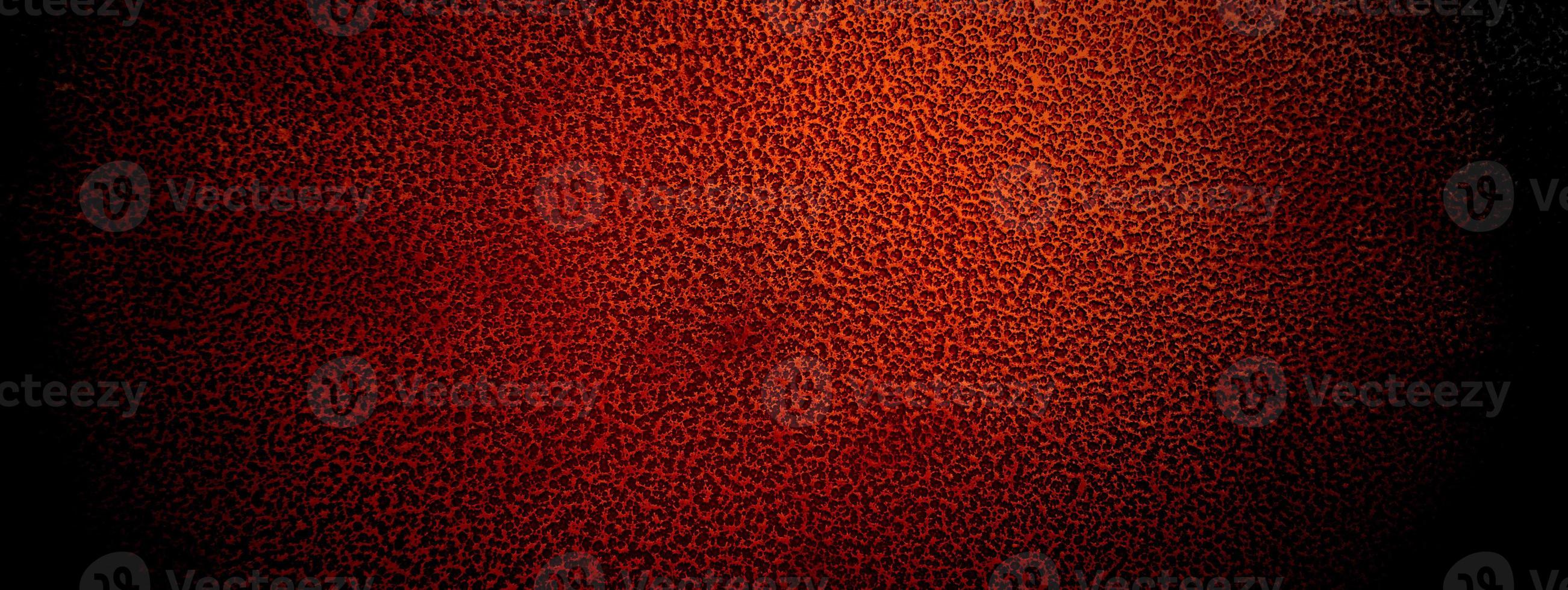 red rough metal texture illustration with a black gradient. photo