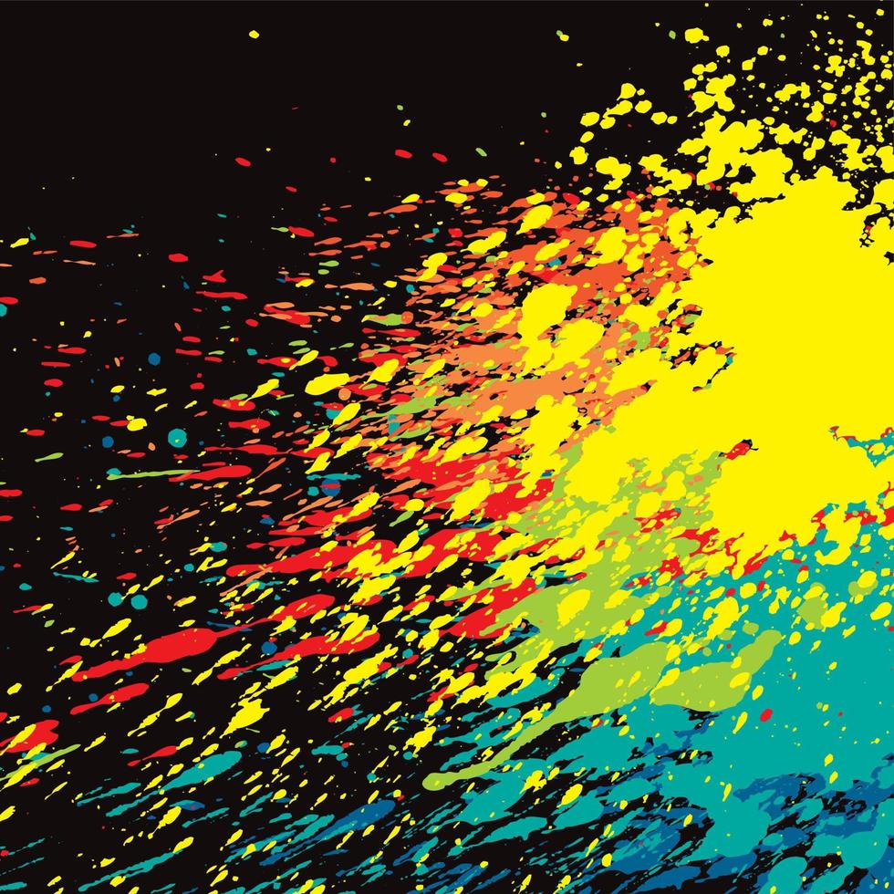 Colorful paint splash abstract background vector