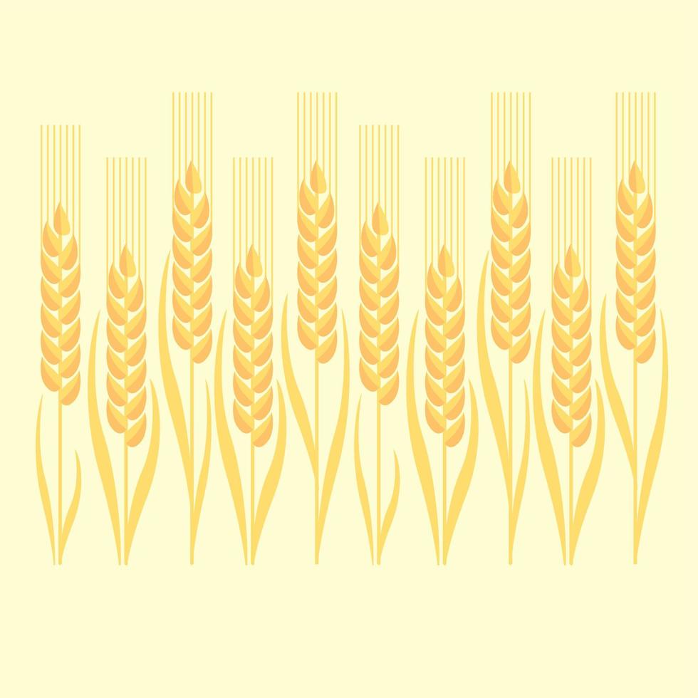 wheat simple geometry symbol vector