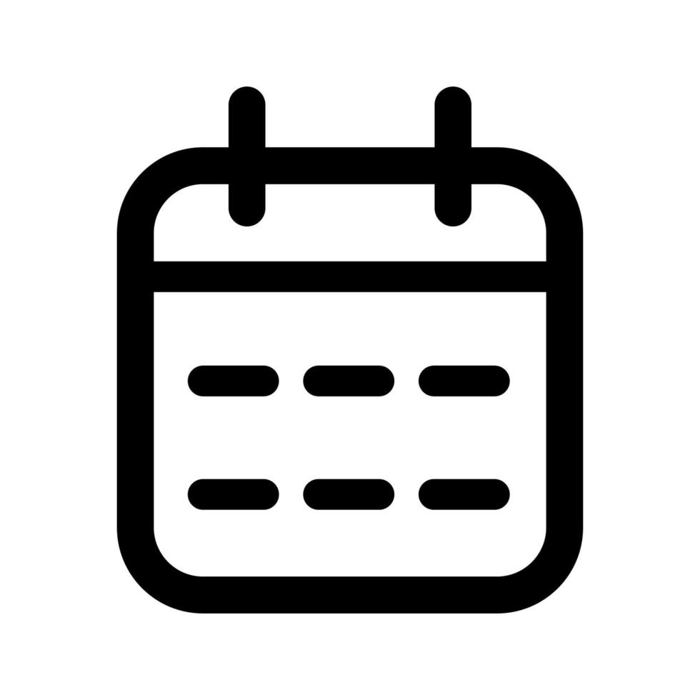 calendar icon template vector