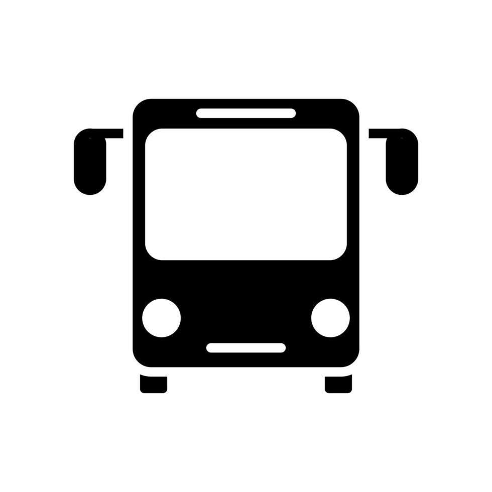 plantilla de icono de autobús vector