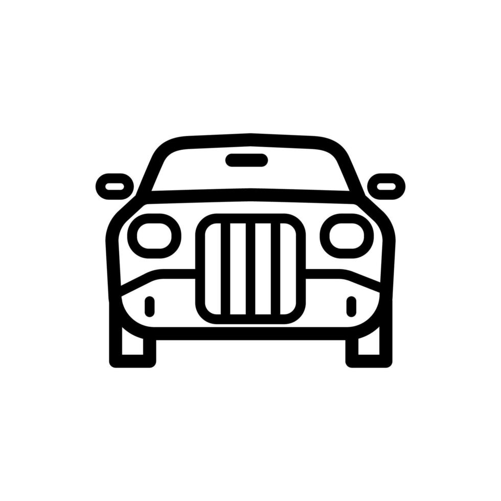 Car icon template vector