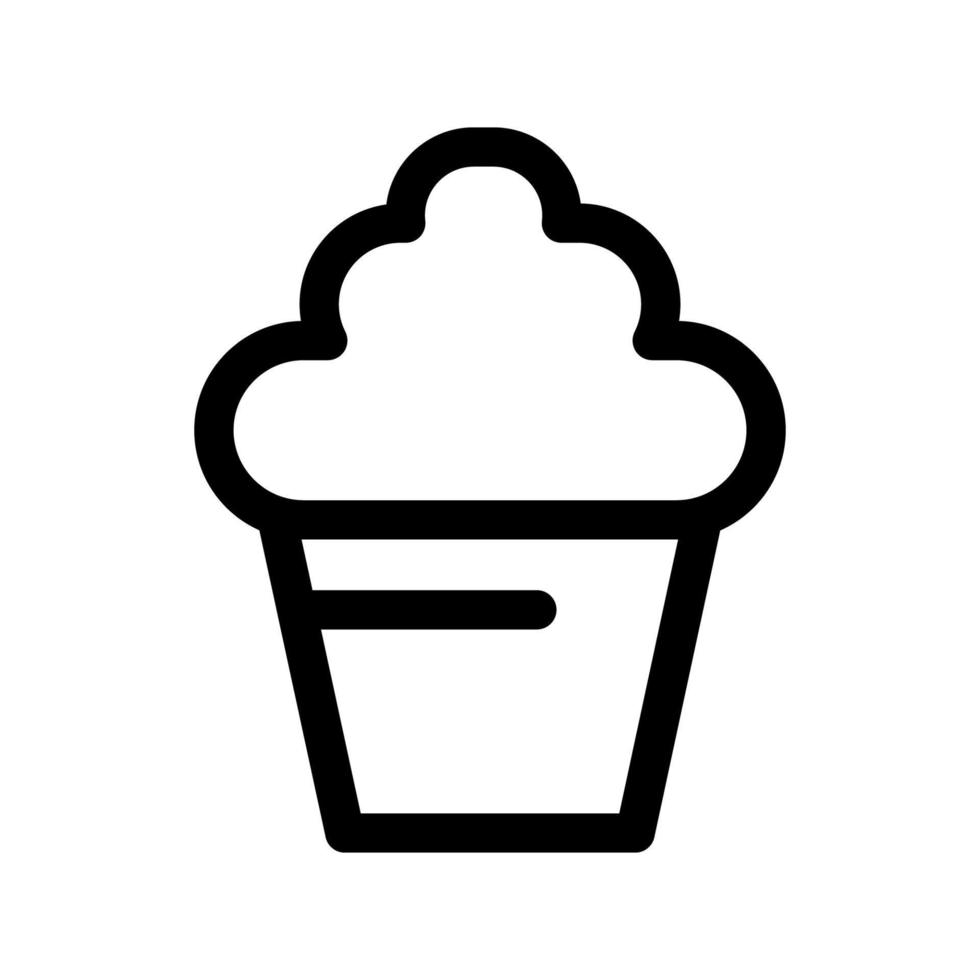 Cupcake icon template vector