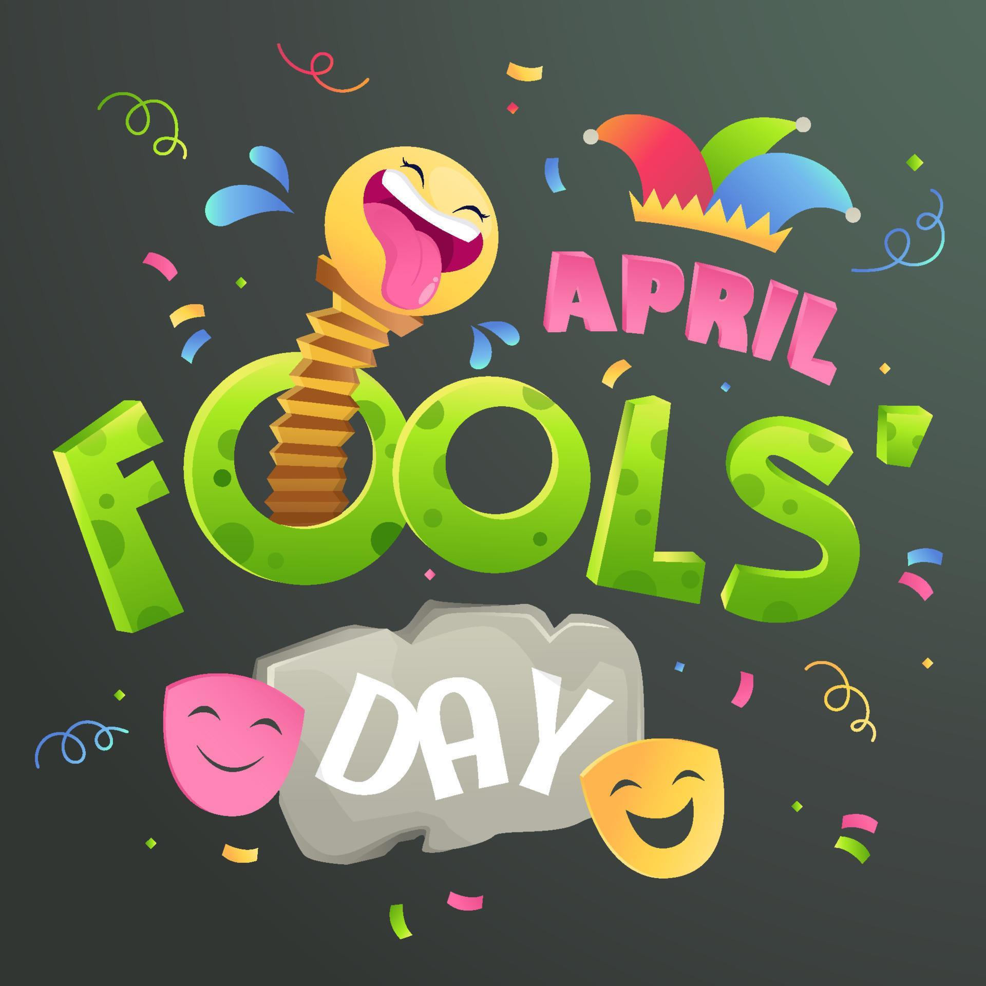 Happy April Fool's Day 7335689 Vector Art at Vecteezy