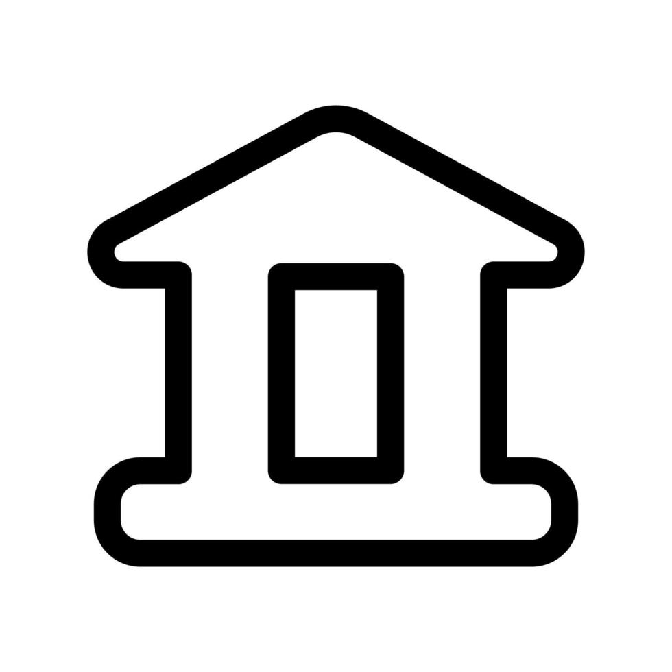 Bank icon template vector