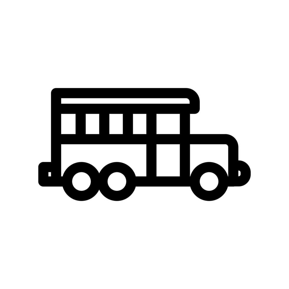 plantilla de icono de autobús vector