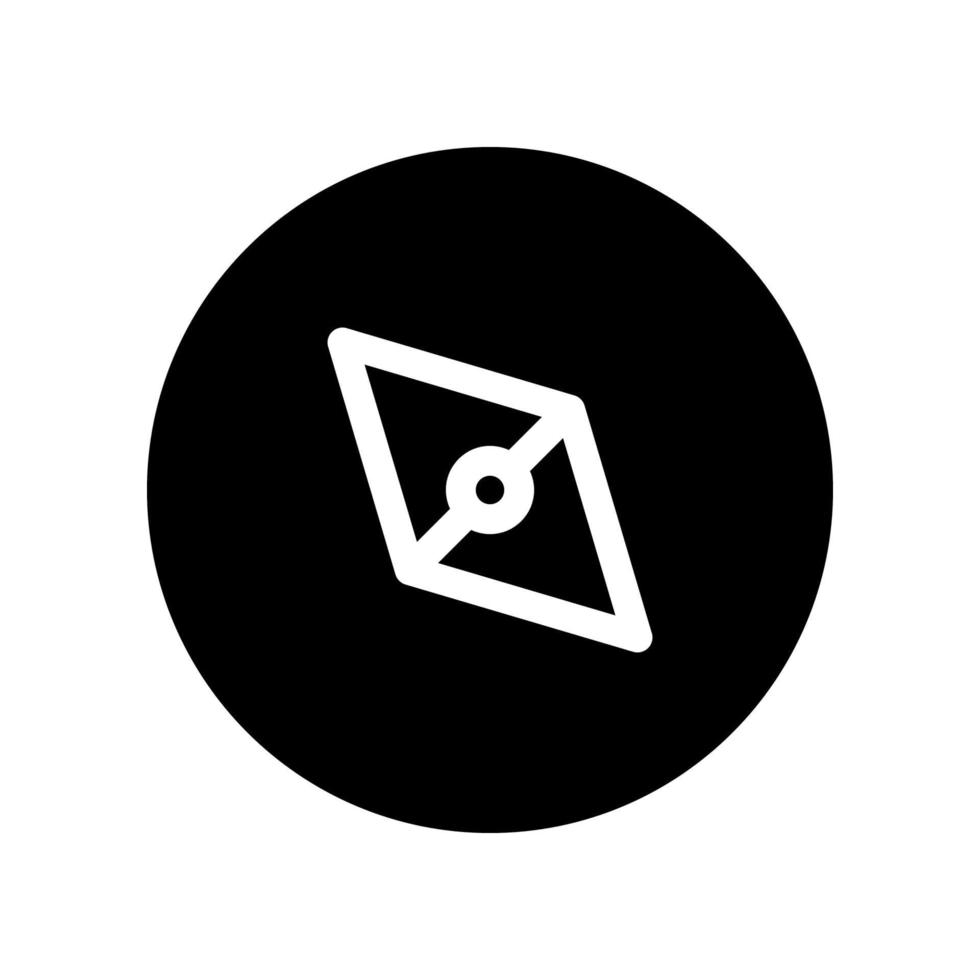 Compass icon template vector