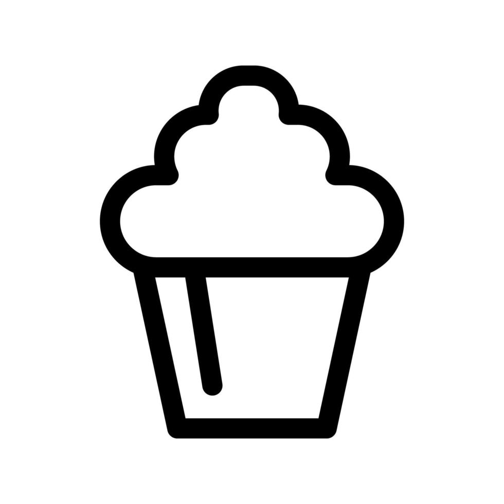Cupcake icon template vector