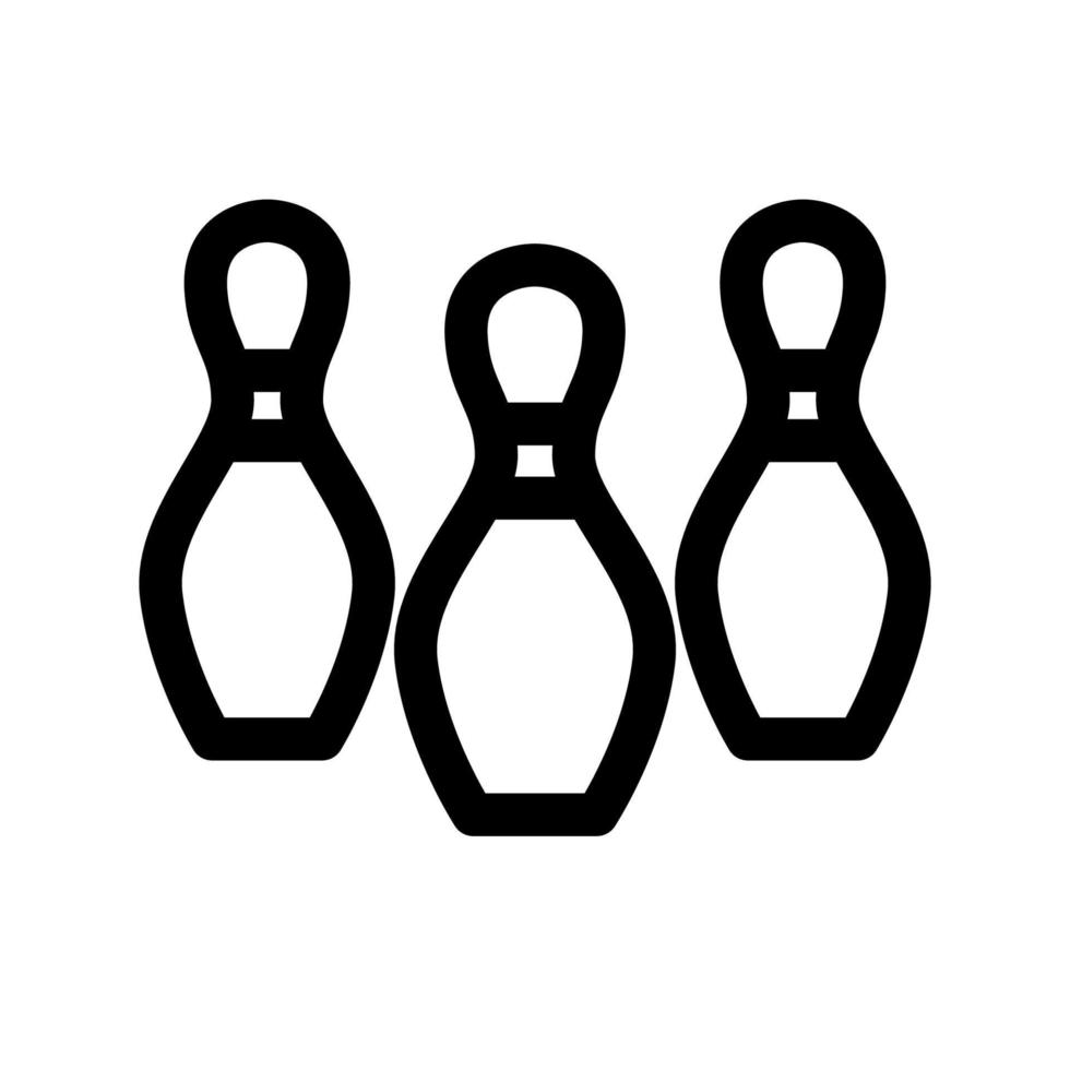 Bowling icon template vector