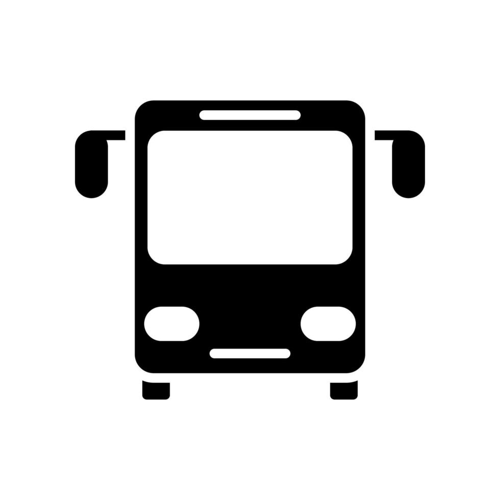 plantilla de icono de autobús vector