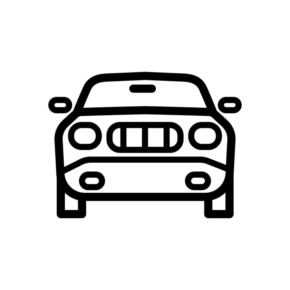 plantilla de icono de coche vector