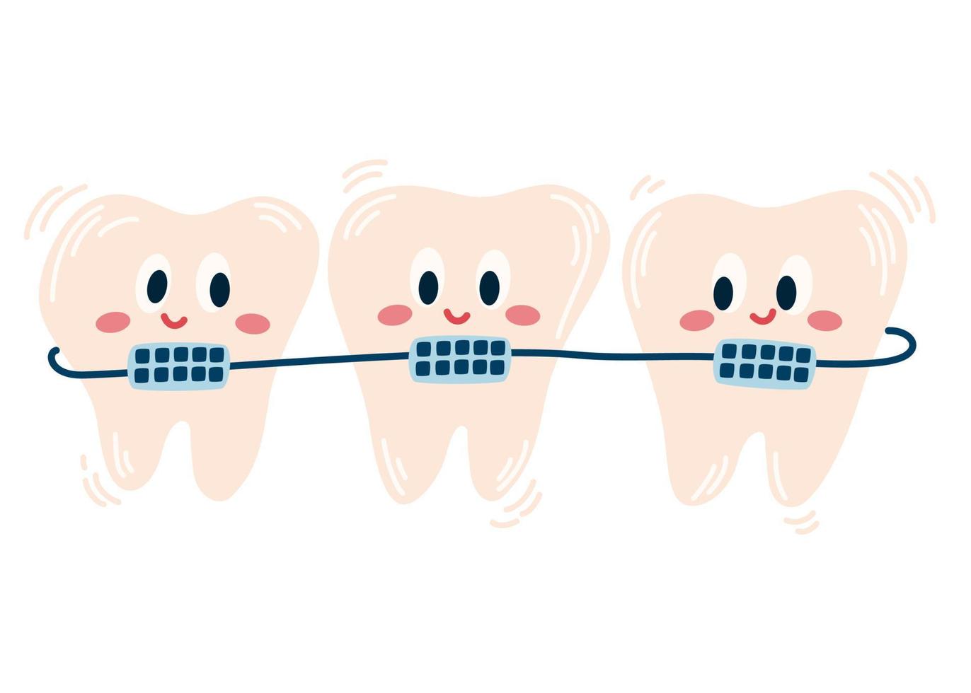 Teeth with braces. cute cartoon teeth with braces. Dental care. Perfect for printing pediatric dentistry and textbooks. Vector Hand draw illustration isolated on the white background. 7335995 Vector Art at Vecteezy Teeth with braces. cute cartoon teeth with braces. Dental care. Perfect for printing pediatric dentistry and textbooks. Vector Hand draw illustration isolated on the white background. 7335995 Vector Art at Vecteezy