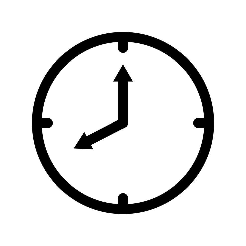 clock icon template vector