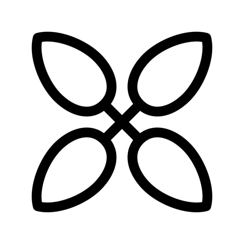 Leaf icon template vector