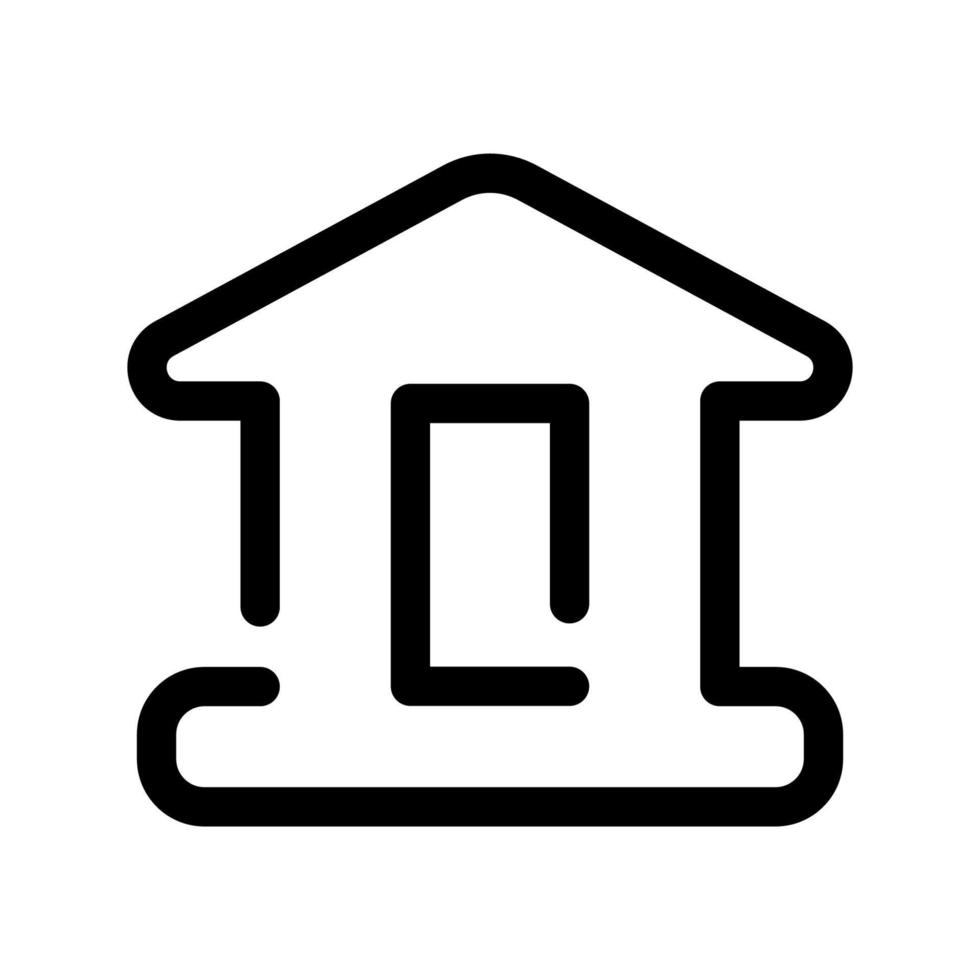 Bank icon template vector