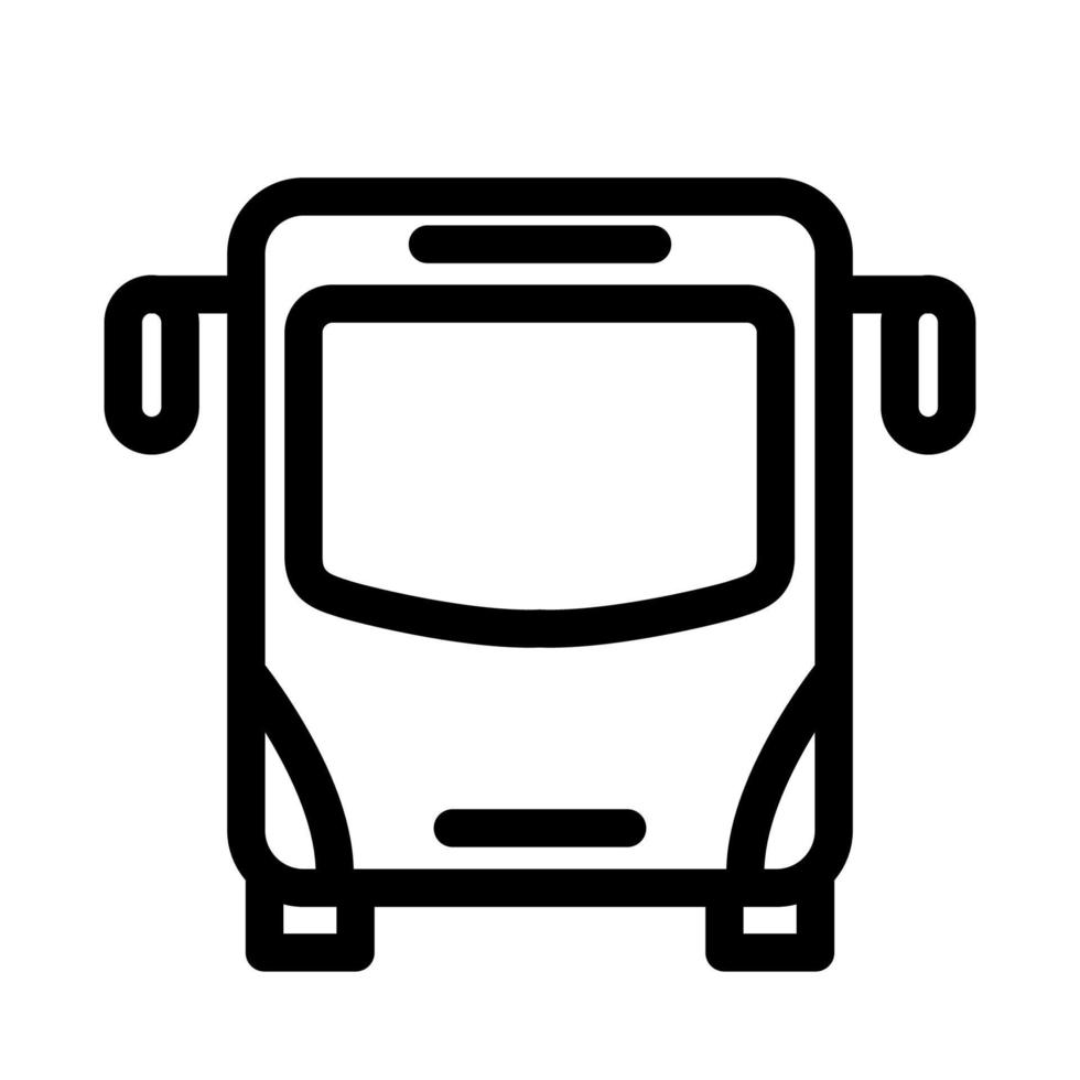 plantilla de icono de autobús vector