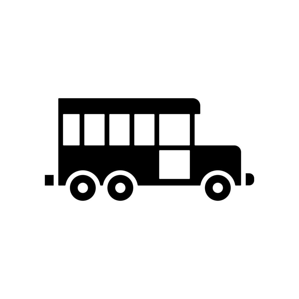 Bus icon template vector