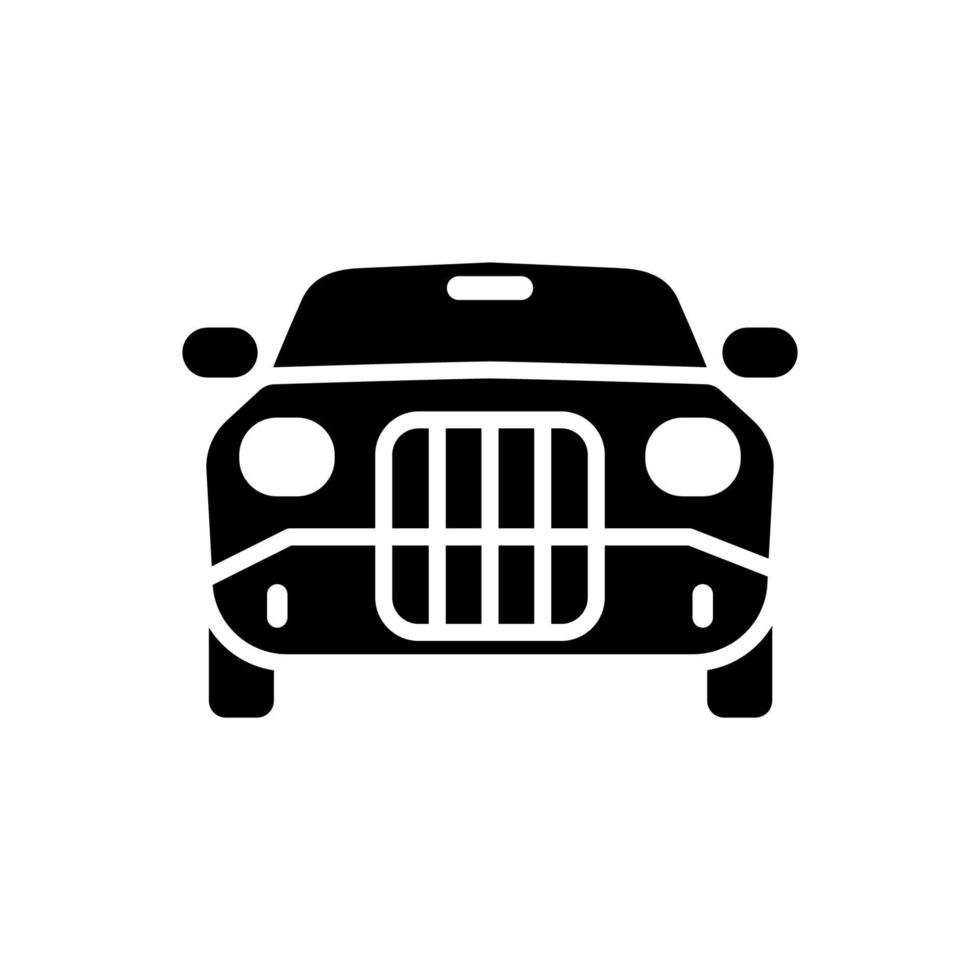 Car icon template vector