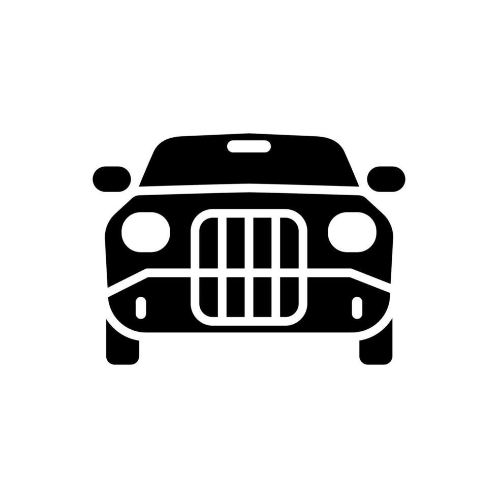 Car icon template vector