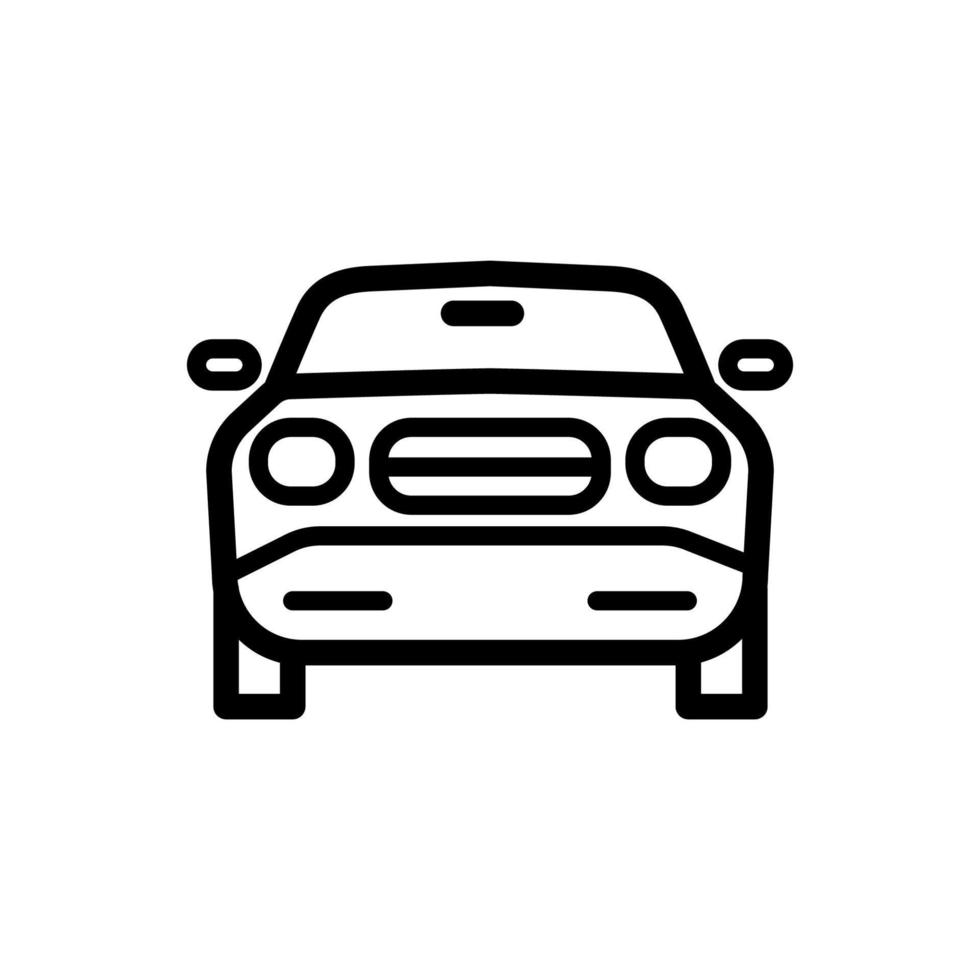 plantilla de icono de coche vector