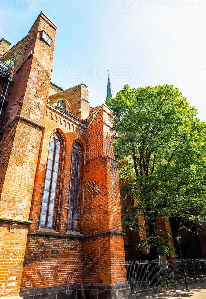 HDR St Marien church in Luebeck photo