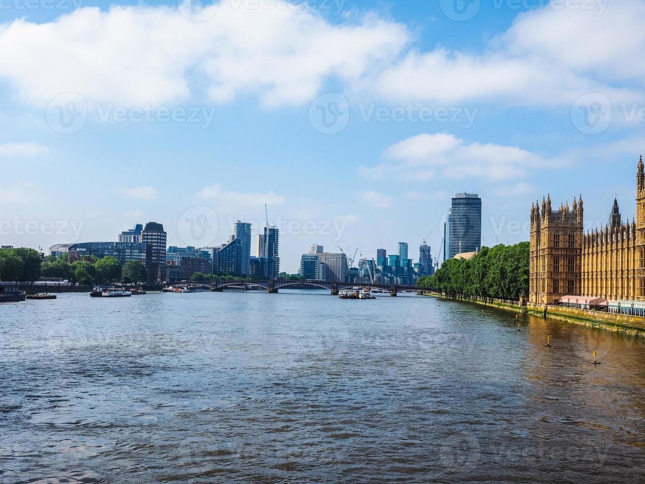 HDR River Thames in London photo