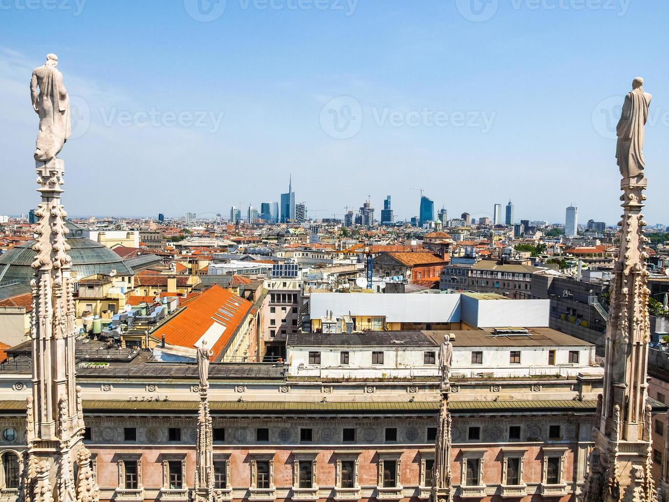 HDR View of Milan photo