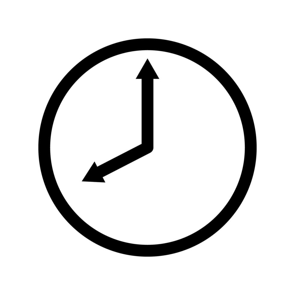 clock icon template vector