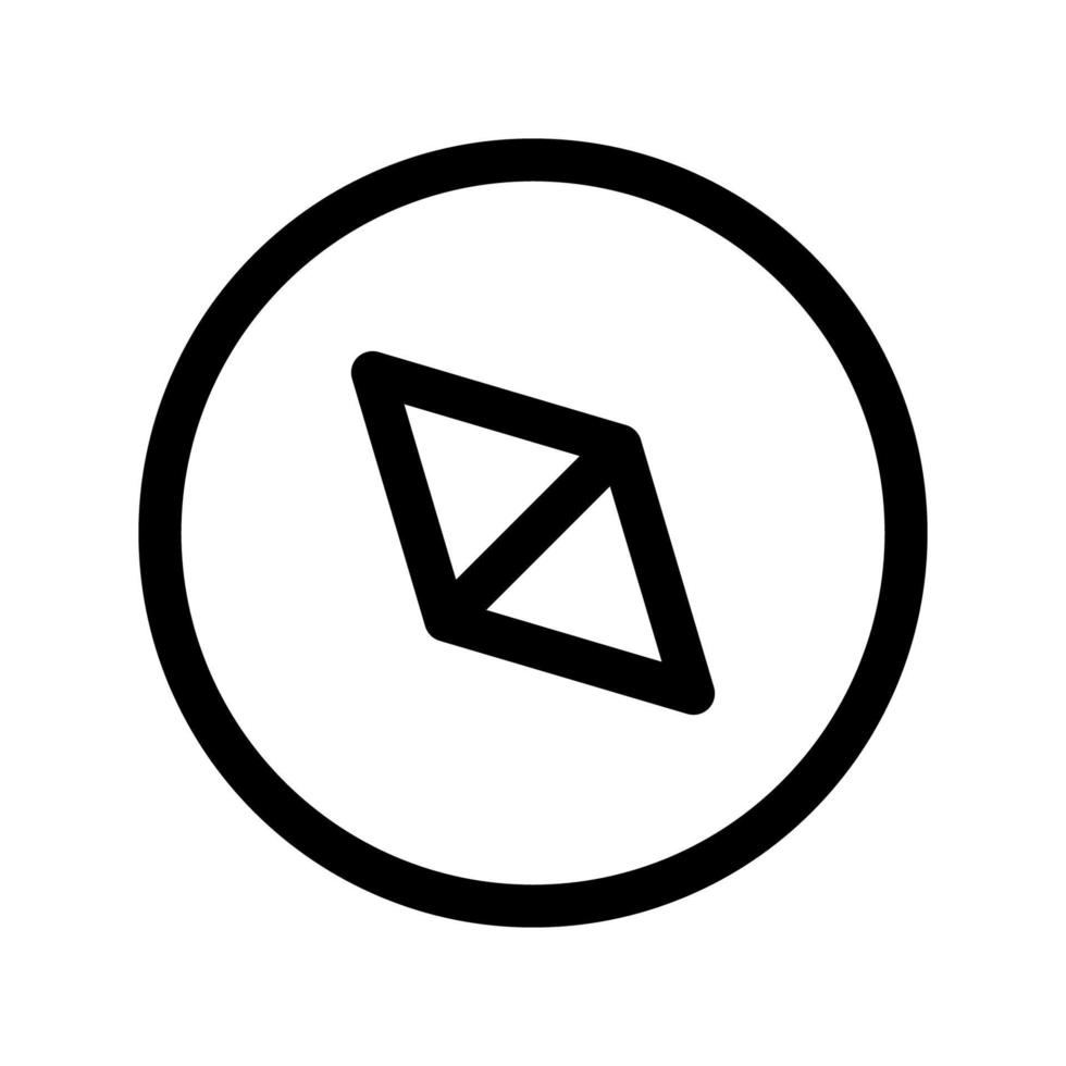 compass icon template vector