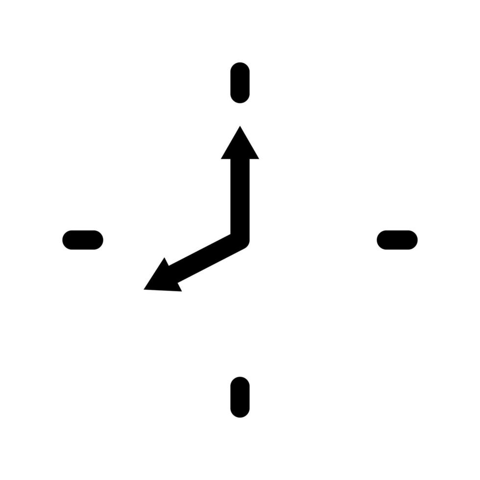 clock icon template vector