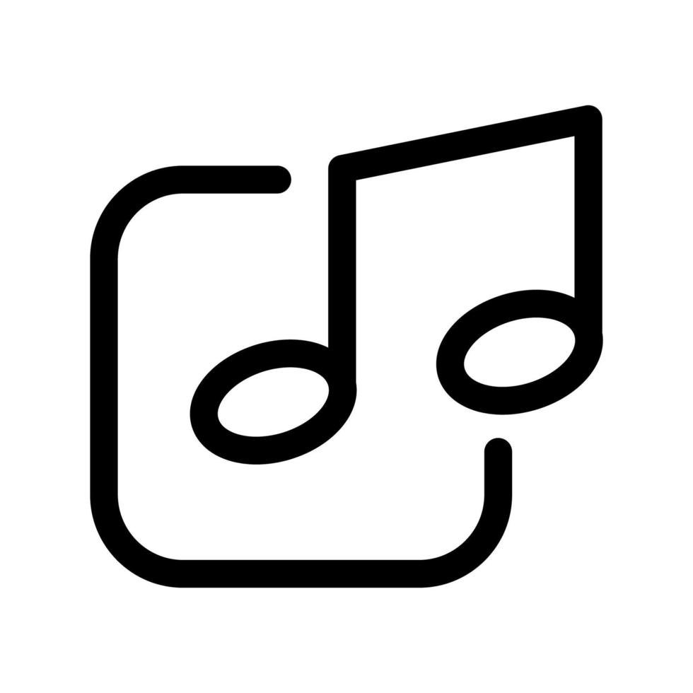 Music icon template vector