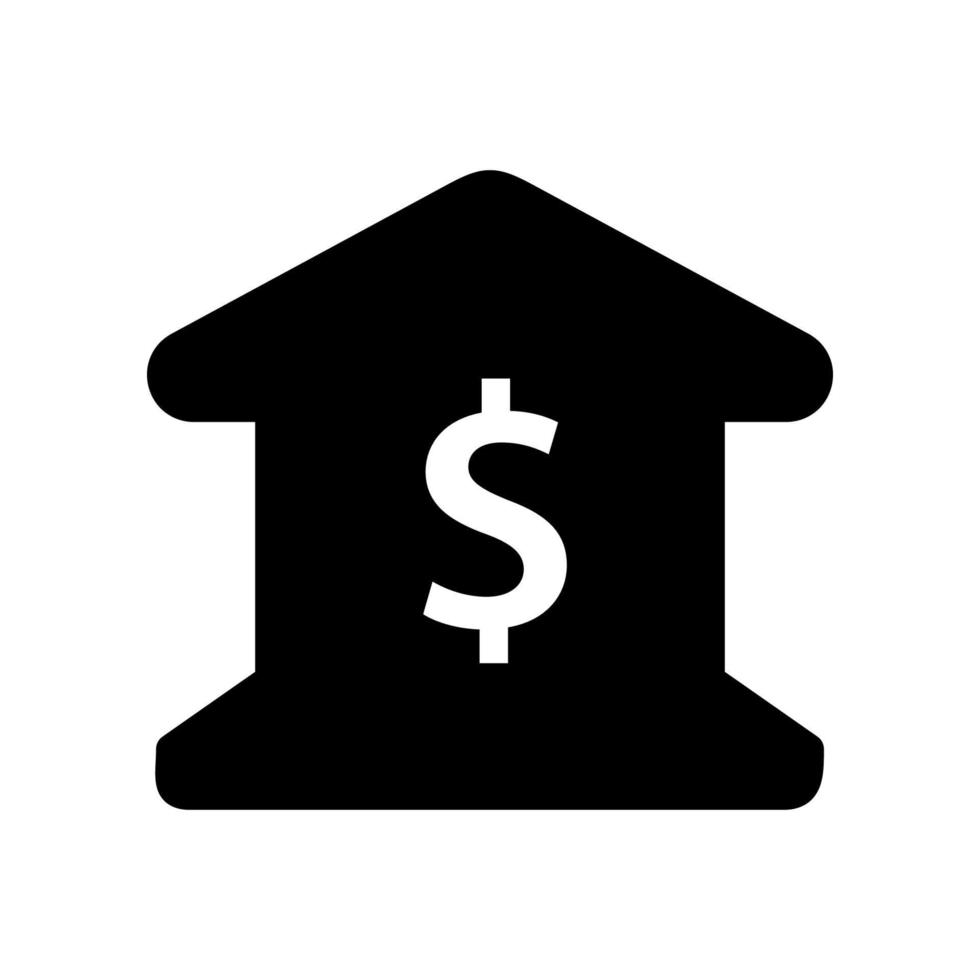 Bank icon template vector