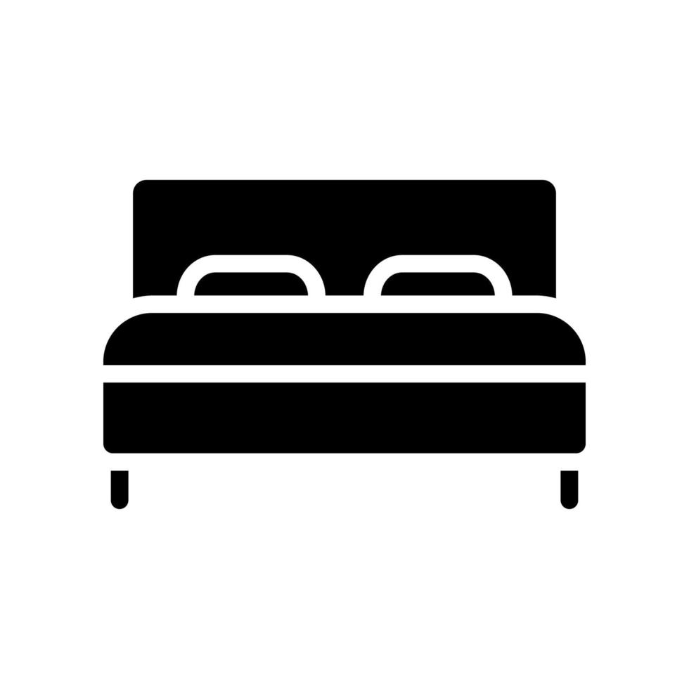 Bed icon template vector