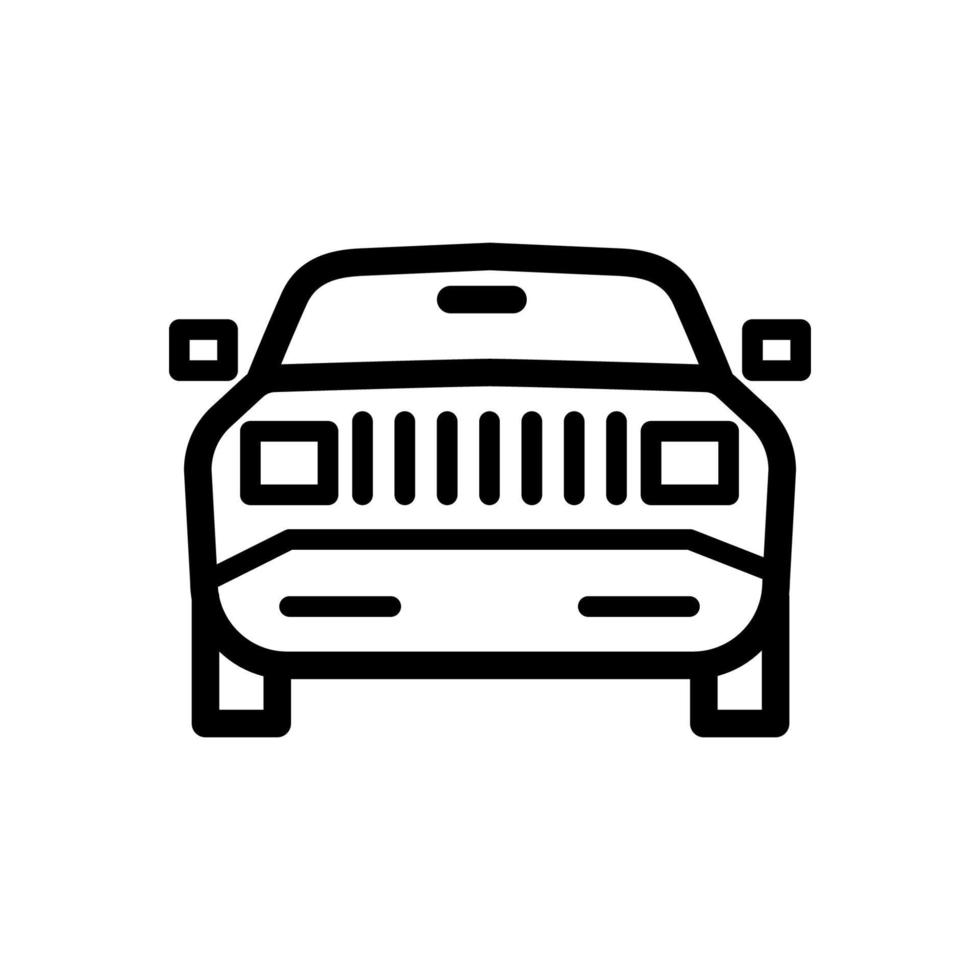Car icon template vector