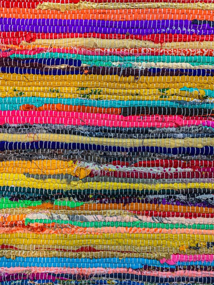 fondo de alfombra textil de color. textura de la alfombra foto