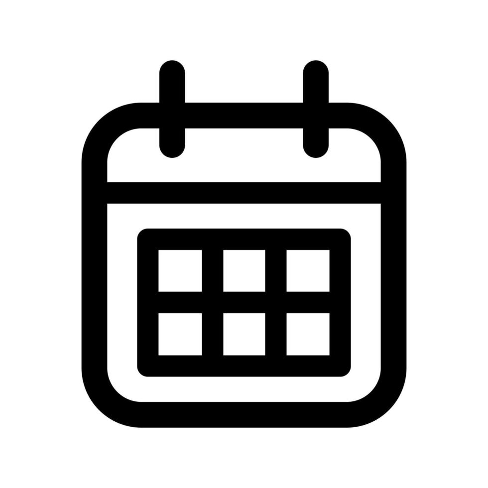 calendar icon template vector