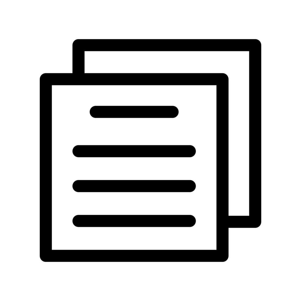 document icon template vector