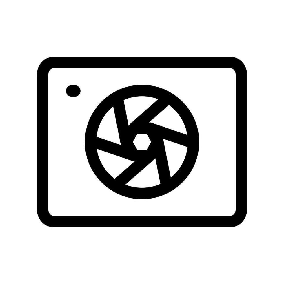 plantilla de icono de fotografía vector