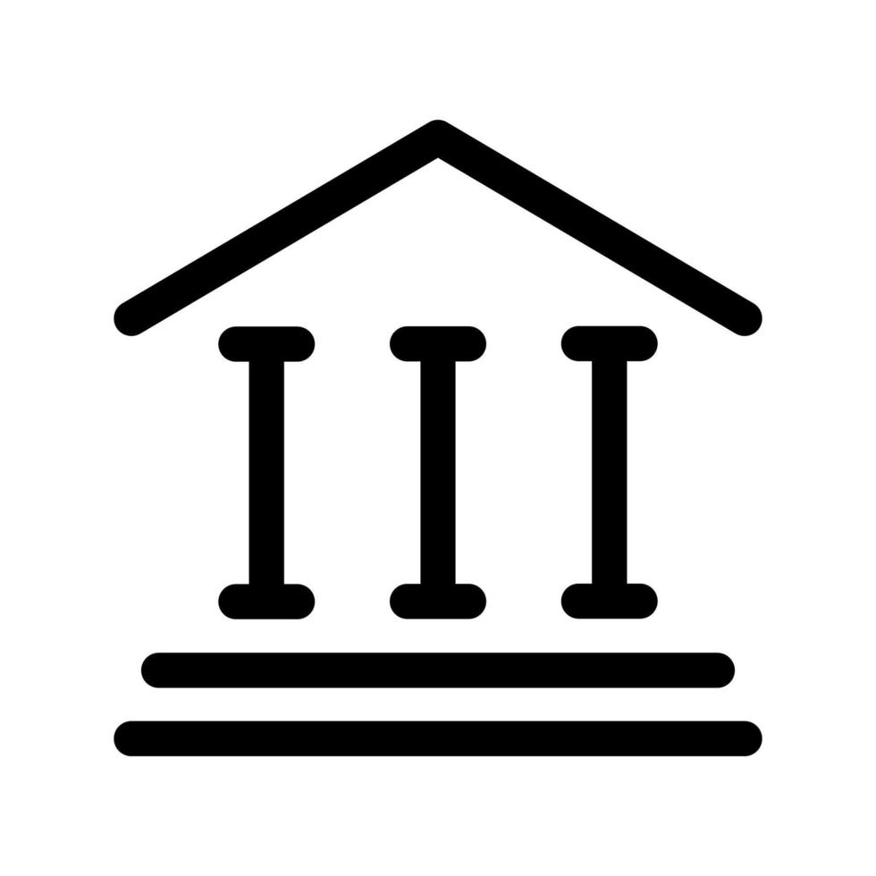 Bank icon template vector
